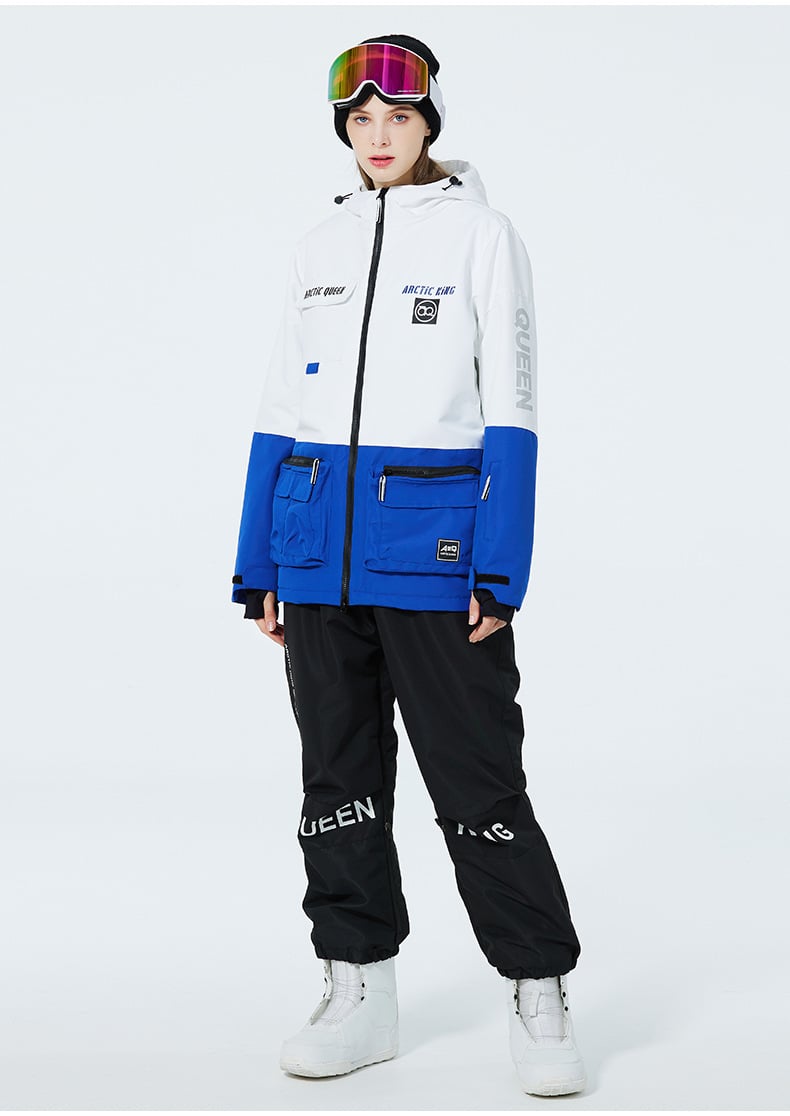 Completo da sci invernale unisex – Tuta da neve traspirante e isolante in due pezzi