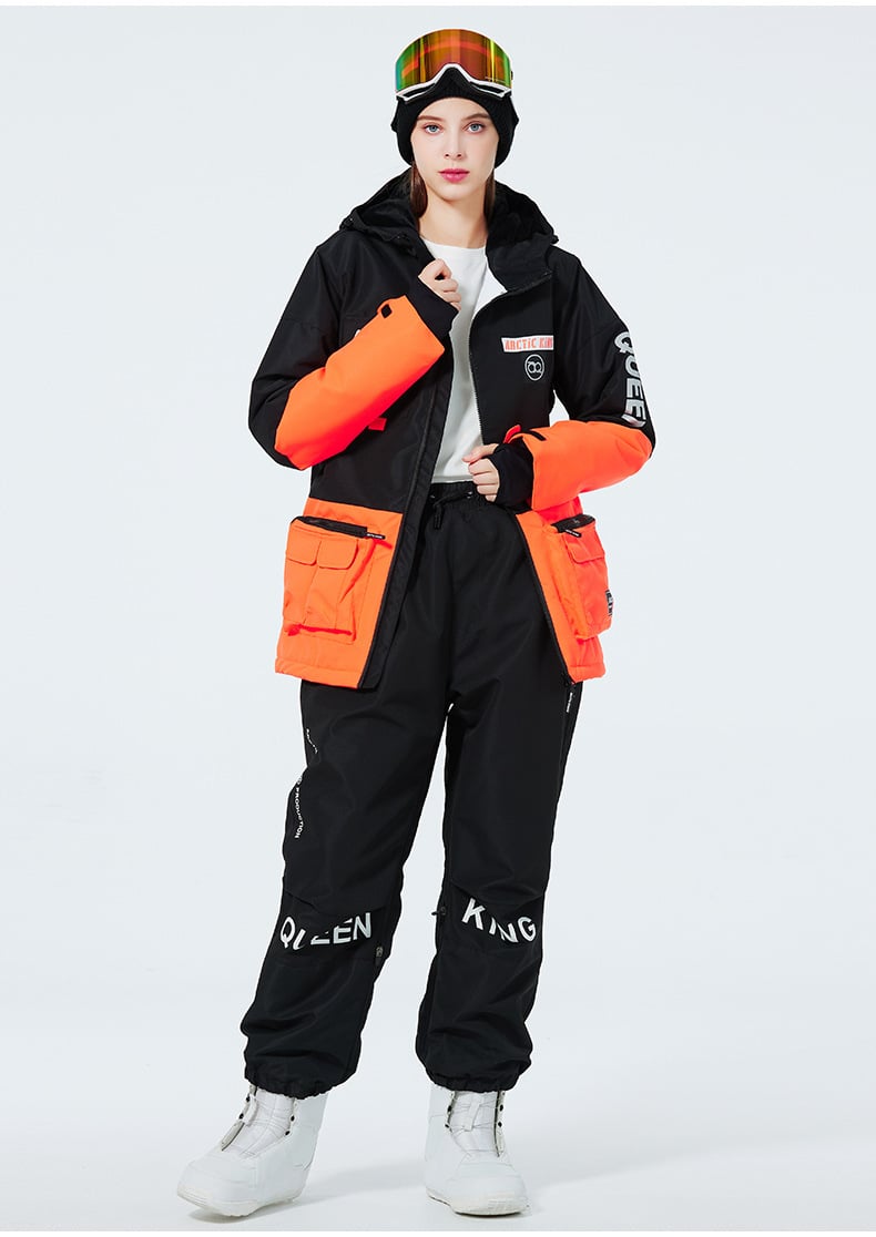 Completo da sci invernale unisex – Tuta da neve traspirante e isolante in due pezzi