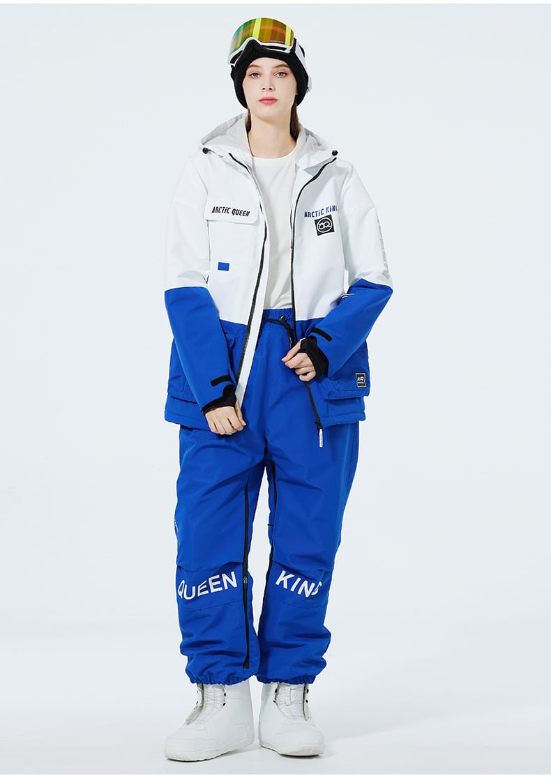 Completo da sci invernale unisex – Tuta da neve traspirante e isolante in due pezzi