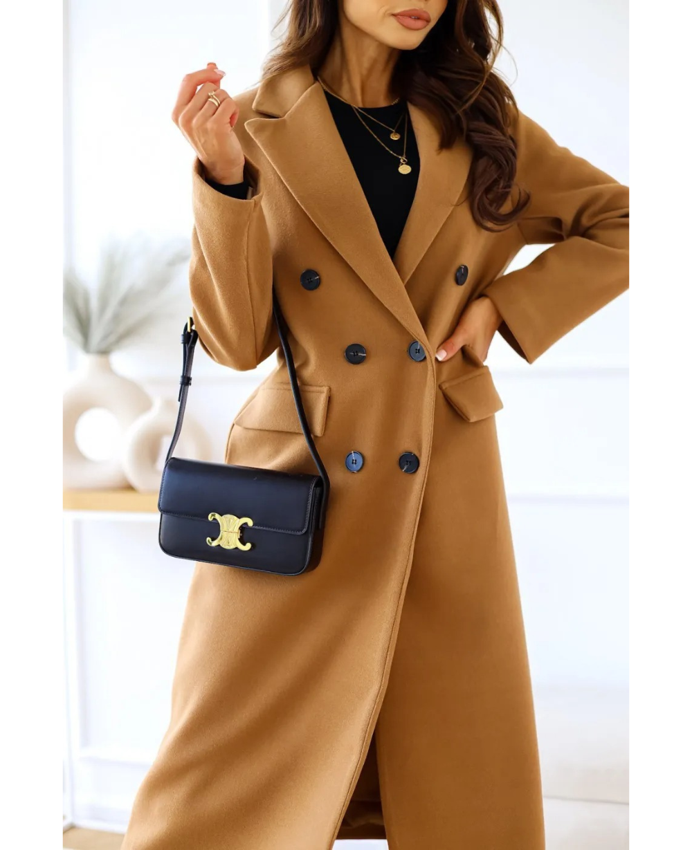 Trench lungo aderente da donna - Elegante e confortevole autunno inverno
