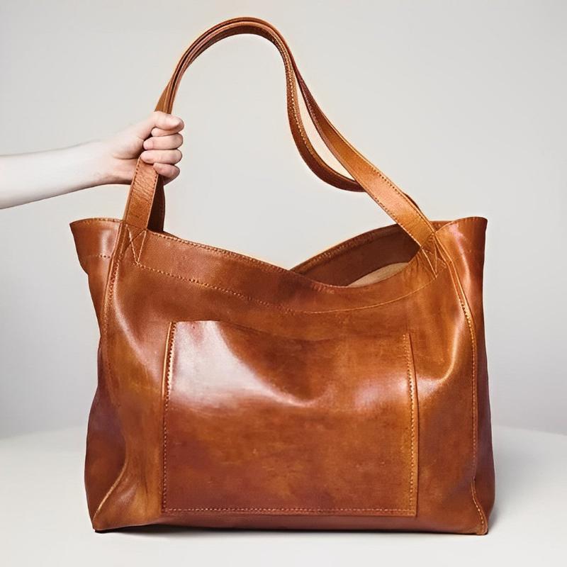 Borsa retrò in pelle per donna