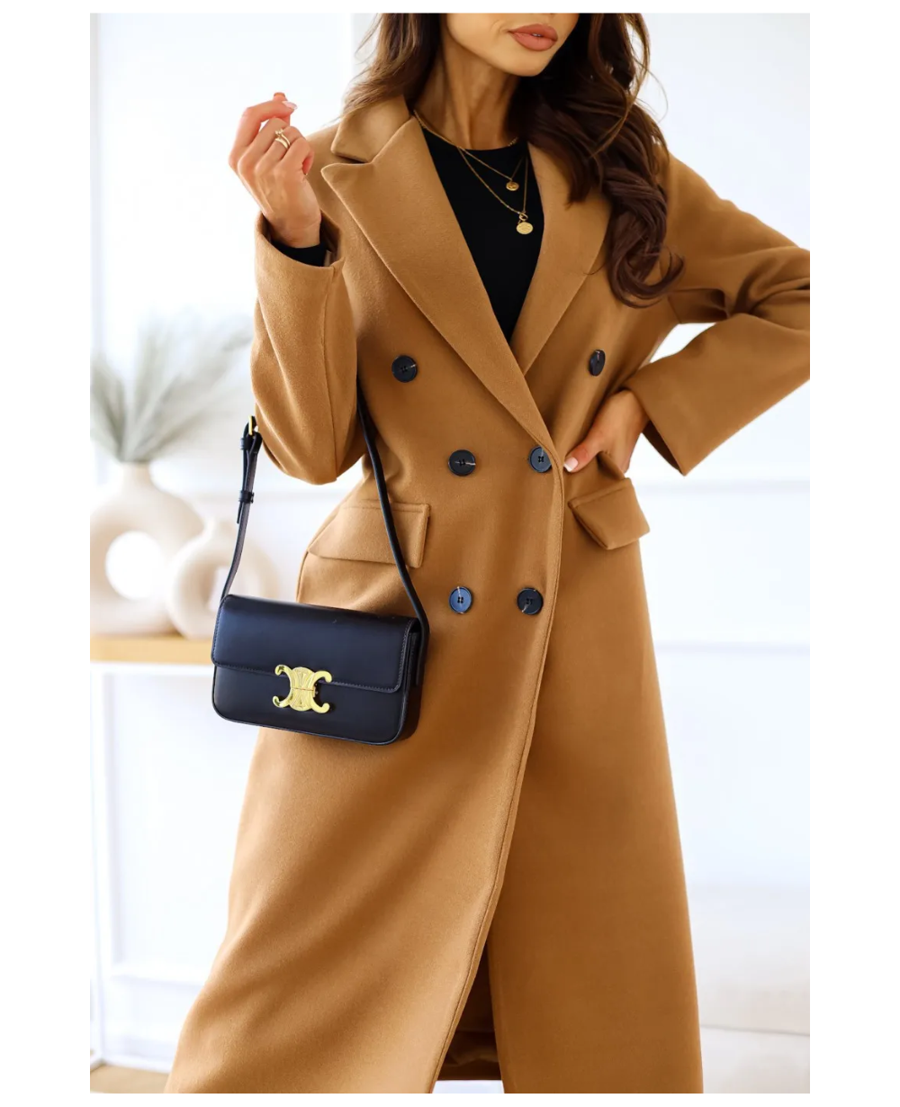 Trench lungo aderente da donna - Elegante e confortevole autunno inverno