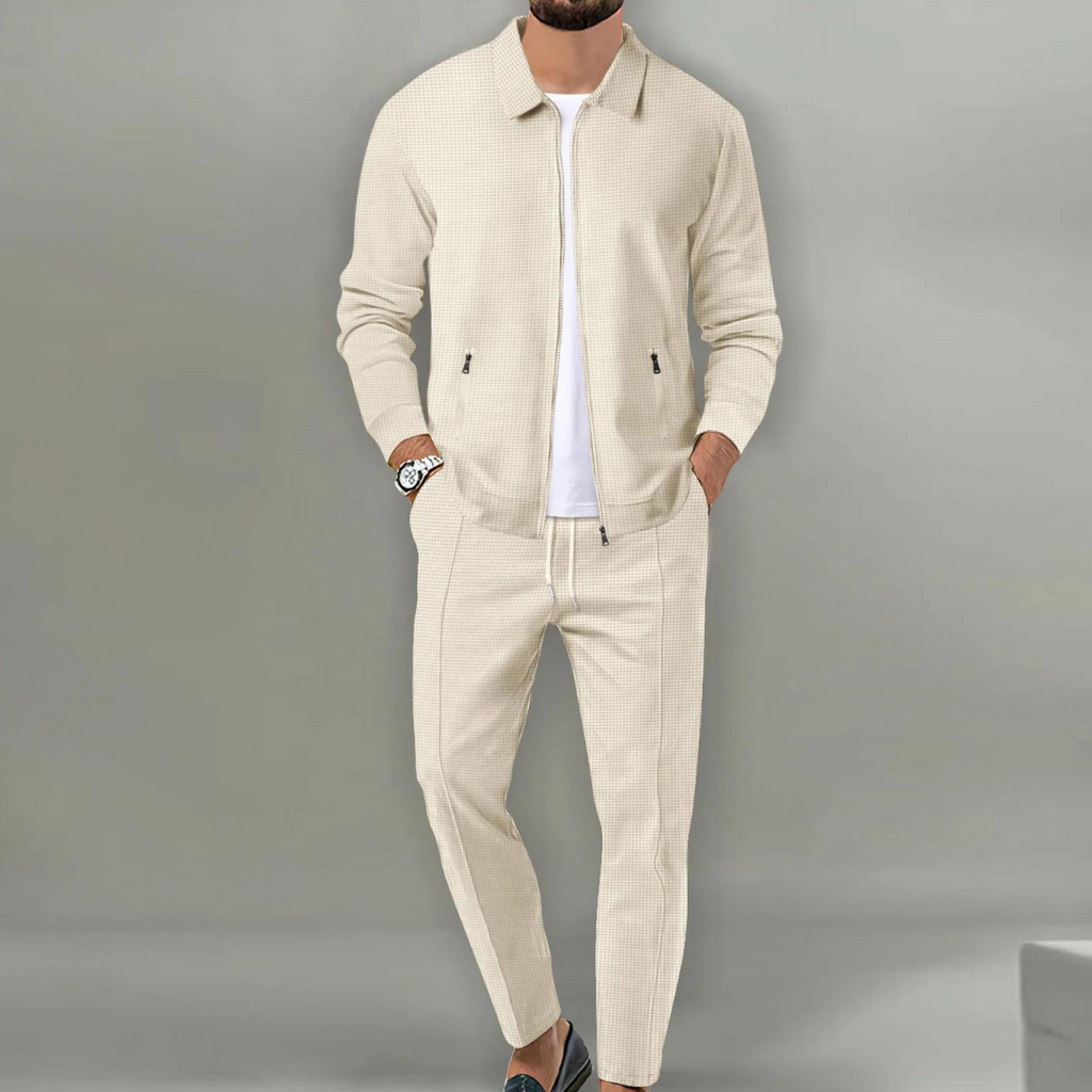 Abito da uomo a due pezzi casual sofisticato e di tendenza
