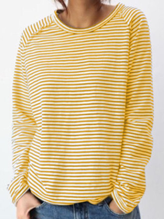 Maglia classica a maniche lunghe da donna