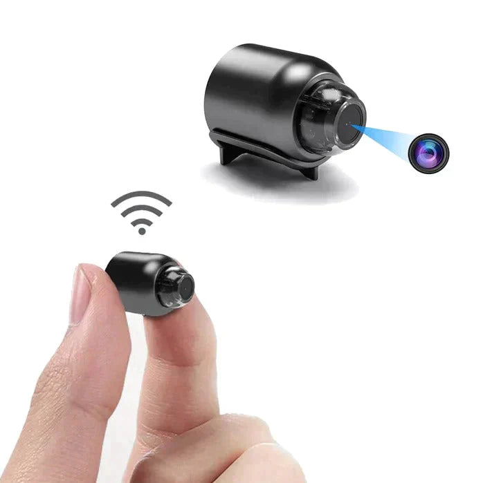 Mini telecamera di sicurezza Wi-Fi wireless - Sorveglianza interna HD 1080P, rilevamento del movimento e visione notturna per la casa intelligente