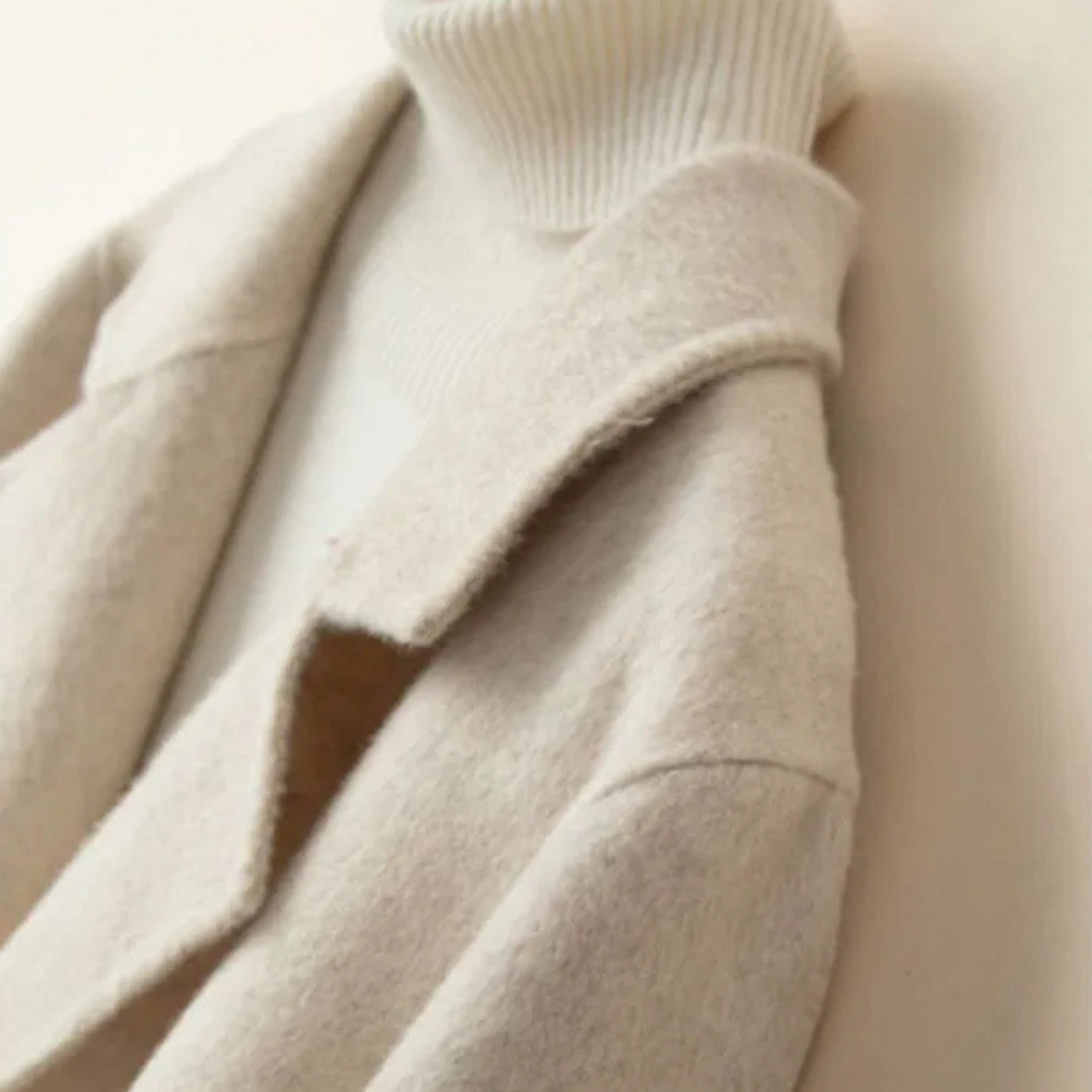 Elegant dobbeltradet blazer til kvinder – Jakke med moderigtige revers