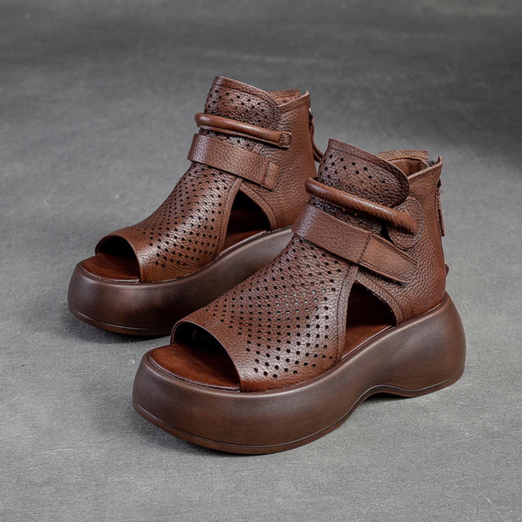 Sandali da donna alla moda eleganti comodi casual e alla moda con suola morbida e plateau – Estive, Leggere