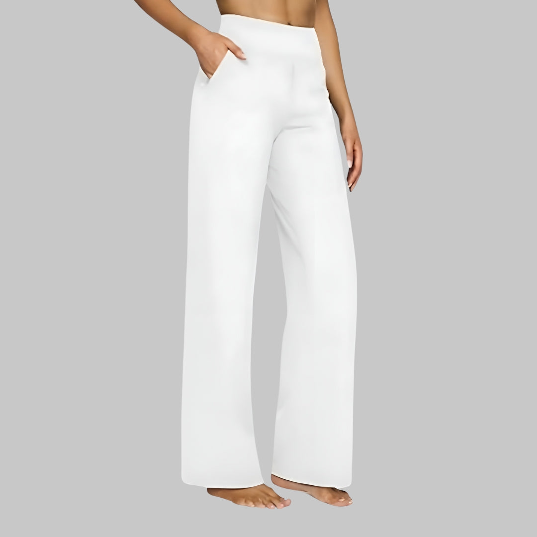 Pantaloni da yoga morbidi ed eleganti da donna - Abbigliamento sportivo a vita alta
