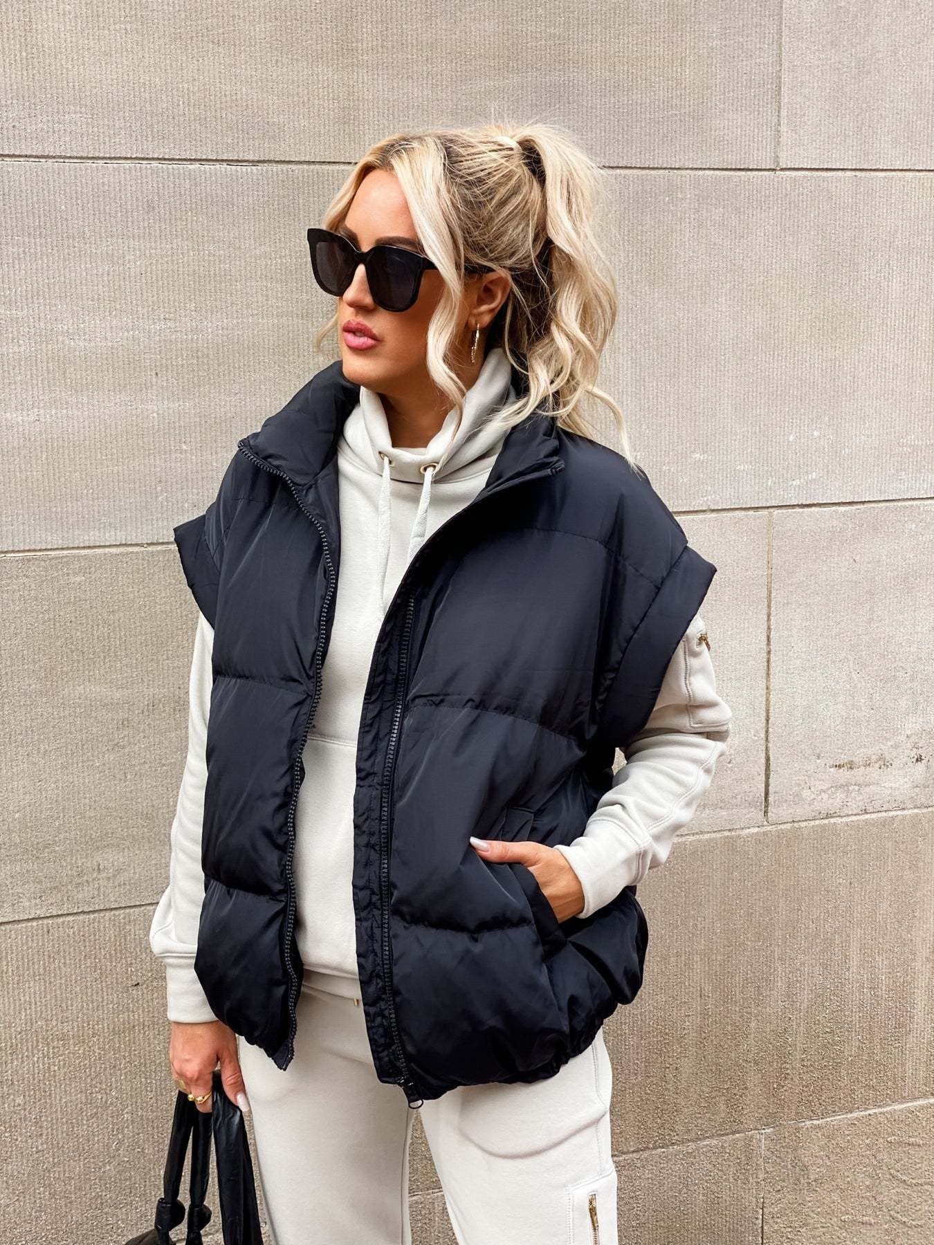 Gilet invernale alla moda per donna