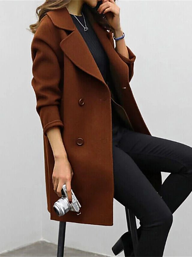 Trench leggero e caldo da donna | Lungo