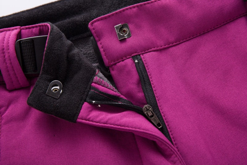 Pantaloni da trekking resistenti da donna - Comfort impermeabile