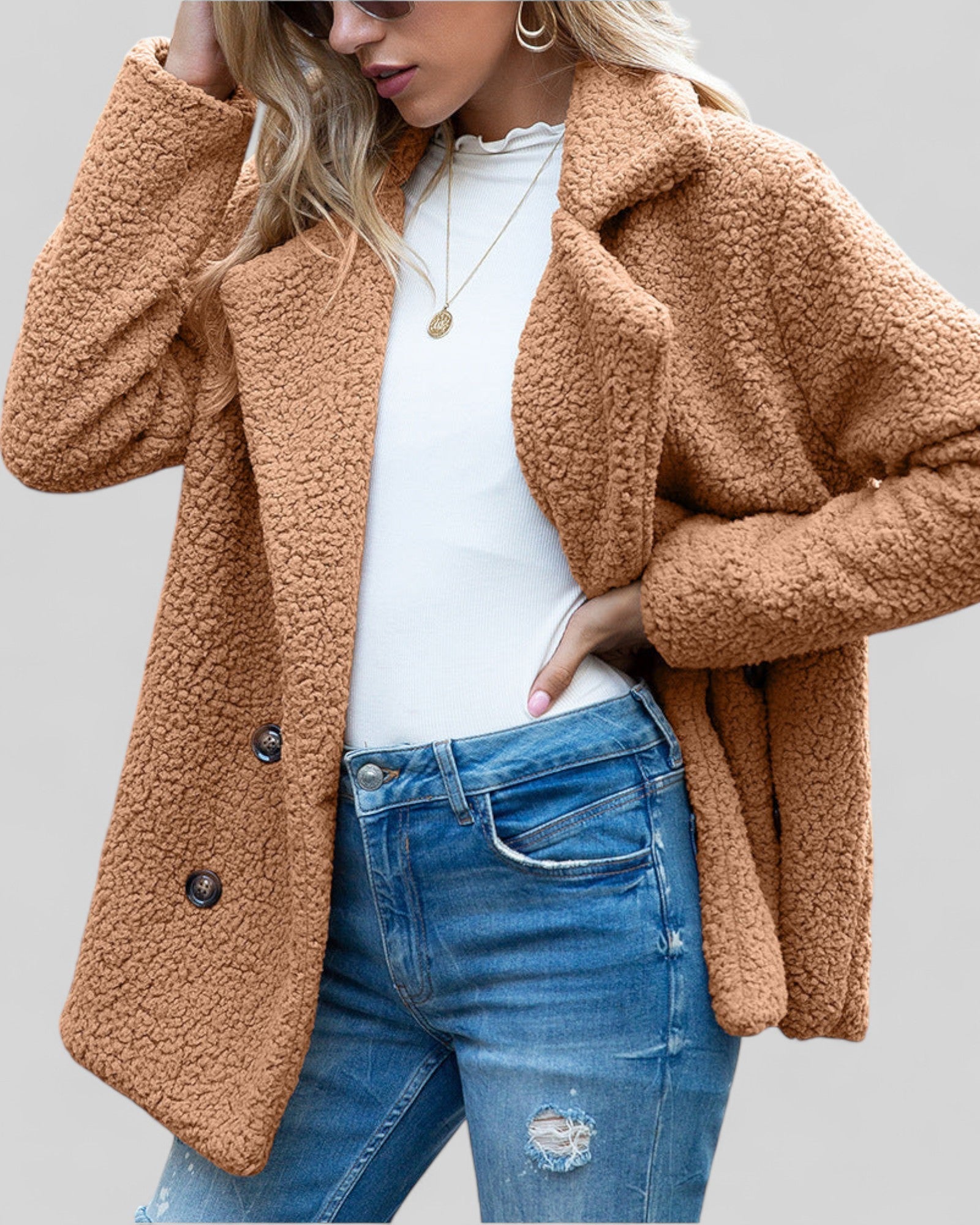 Cappotto morbido ed elegante da donna - Capispalla comodo