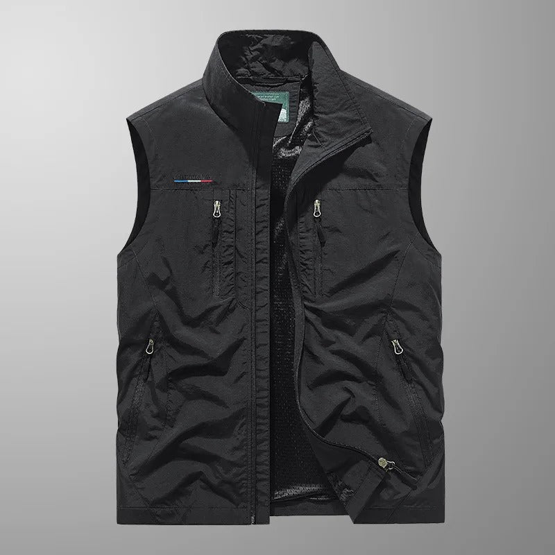 Gilet multitasche leggero da uomo - resistente, comodo e versatile