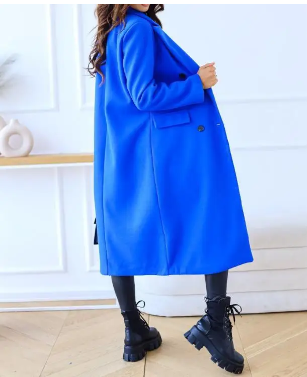 Trench lungo aderente da donna - Elegante e confortevole autunno inverno