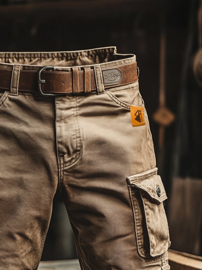 Pantaloncini cargo resistenti di alta qualità da uomo - pantaloncini casual ed eleganti
