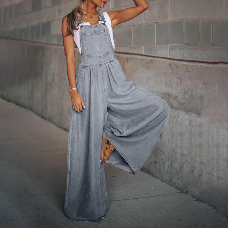 Tuta in denim da donna