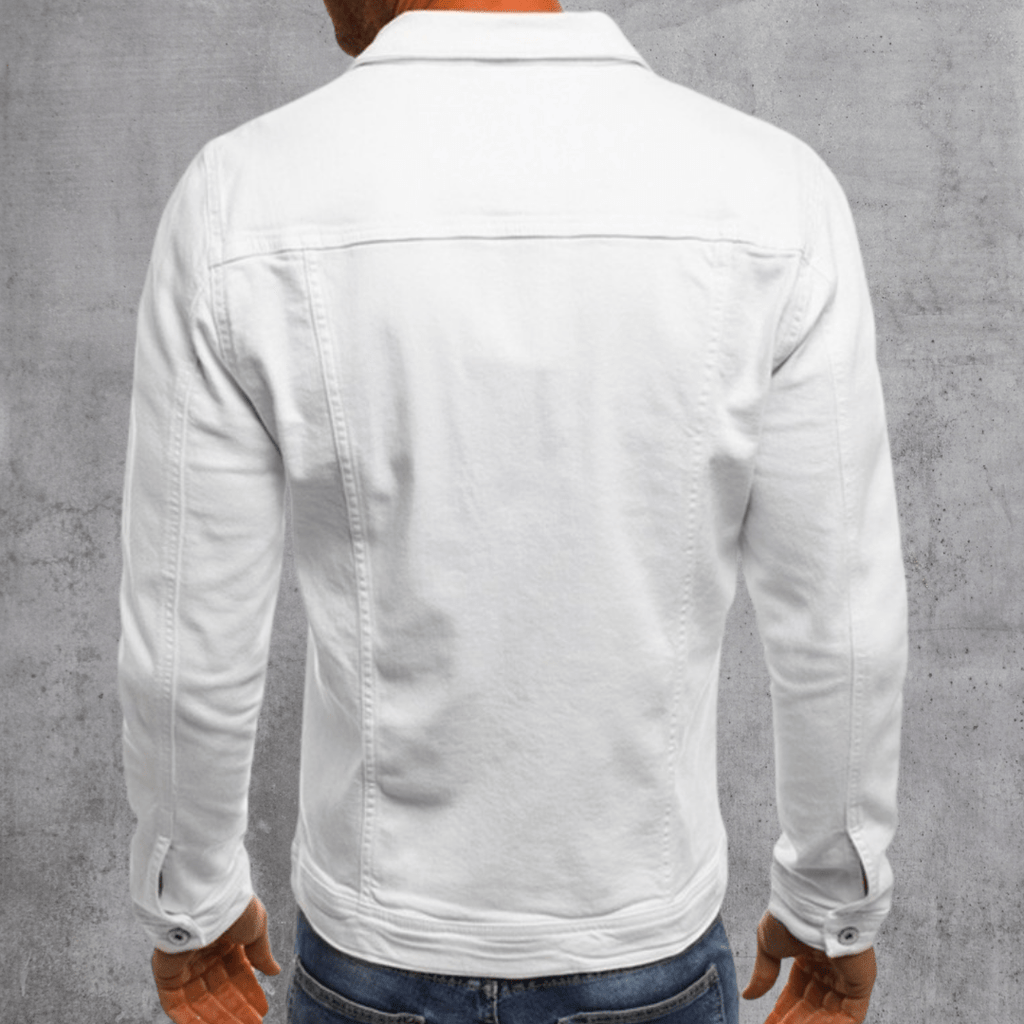 Giacca di jeans spessa Premium da uomo