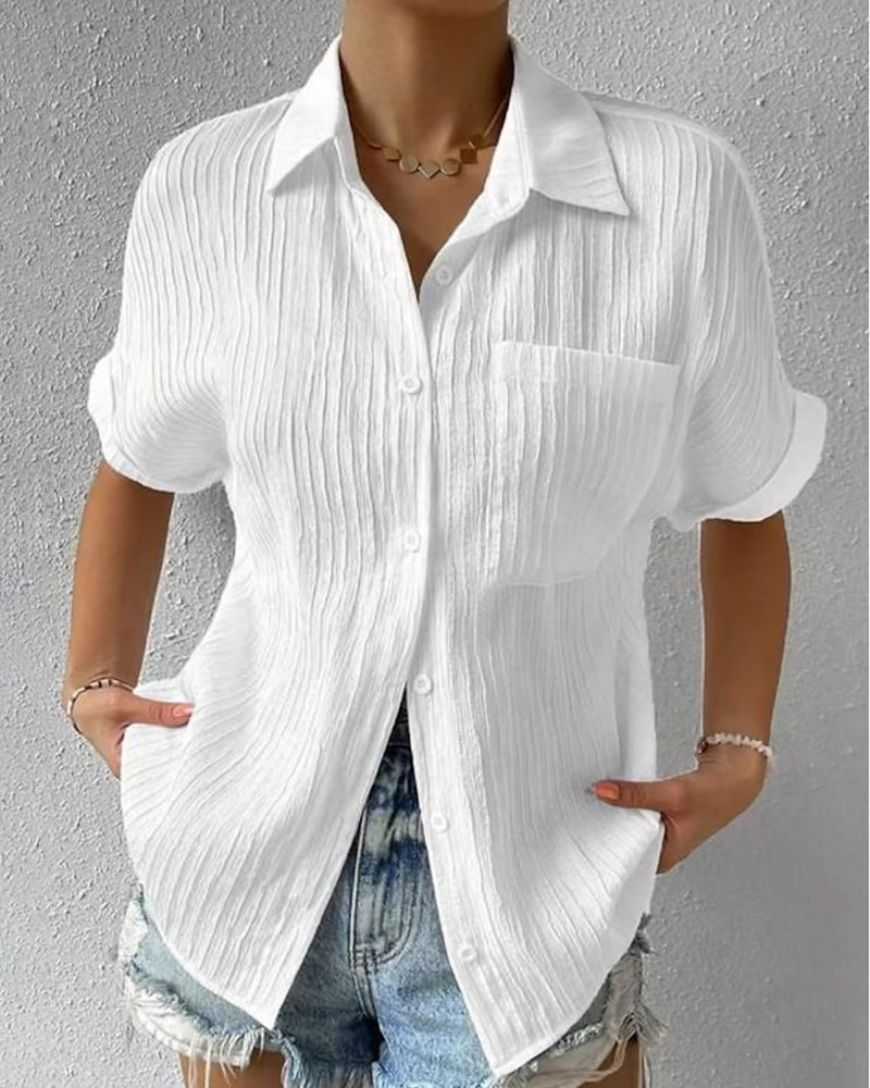 Camicetta a manica corta Classic Premium da donna