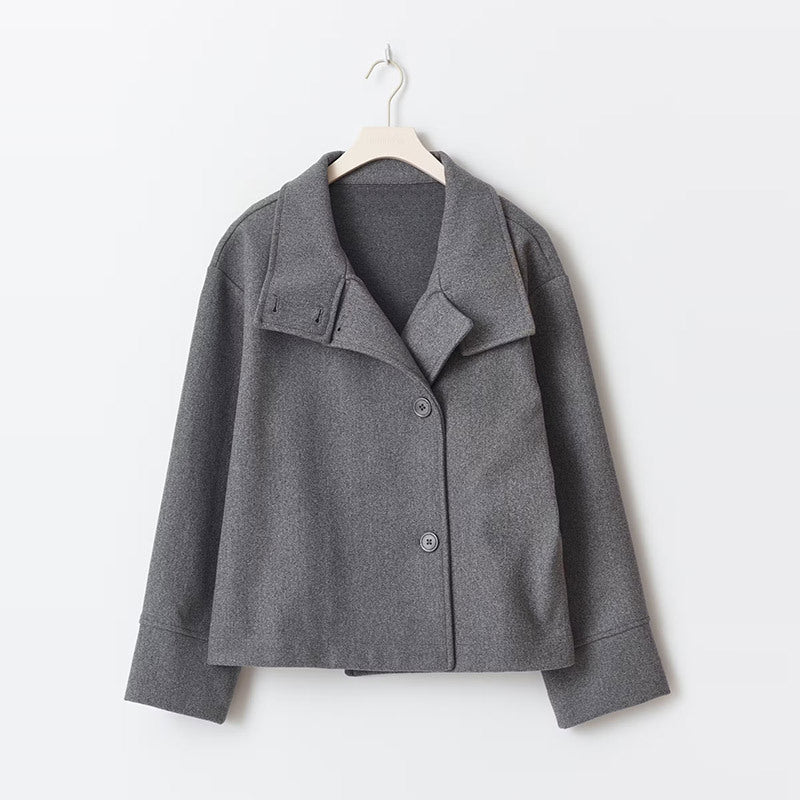 Cappotto corto doppiopetto di lusso da donna