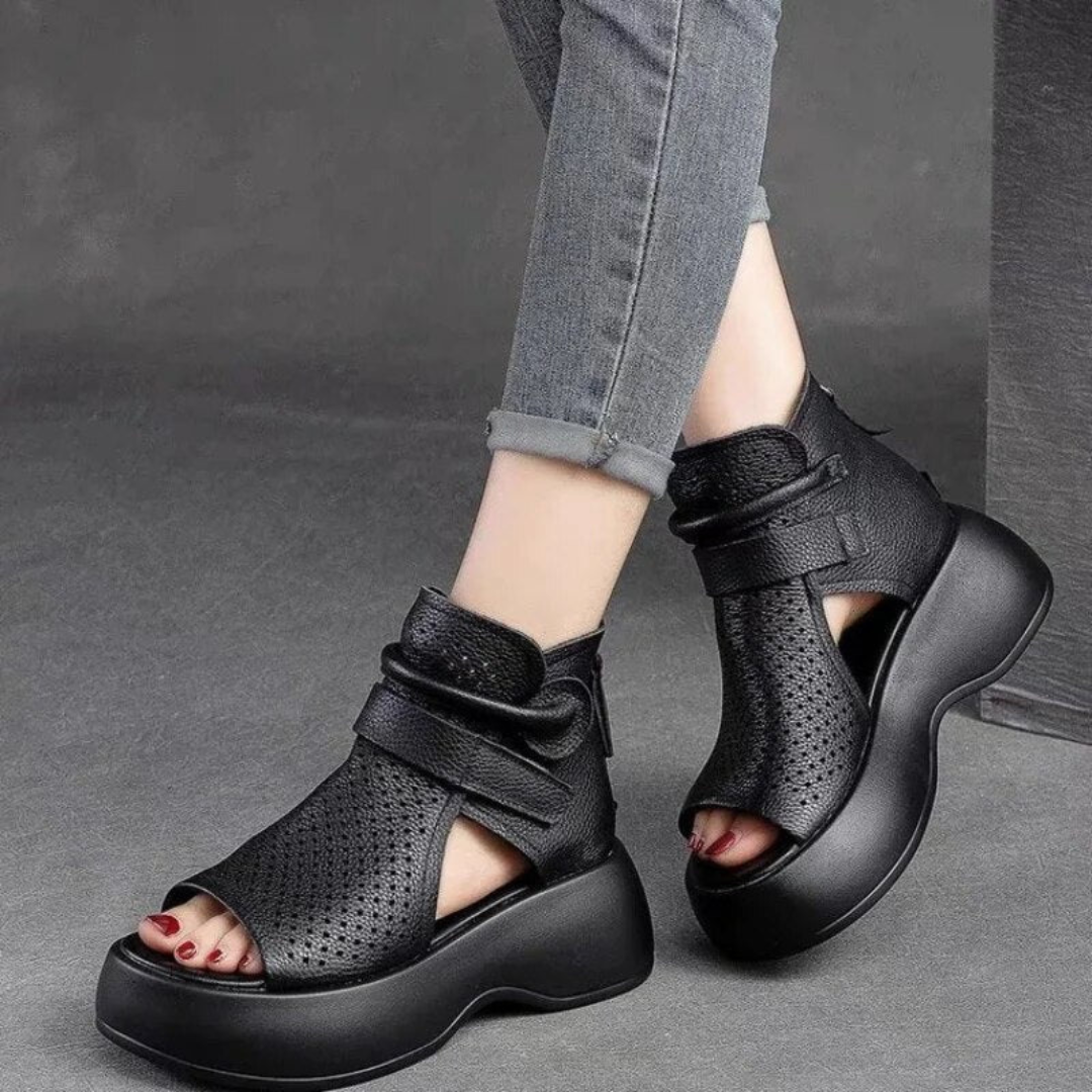 Sandali da donna alla moda eleganti comodi casual e alla moda con suola morbida e plateau – Estive, Leggere