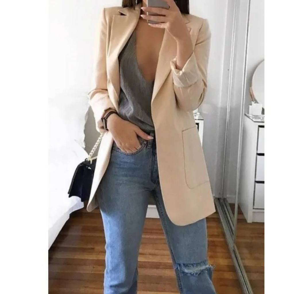 Blazer lungo donna Premium sofisticato e senza tempo