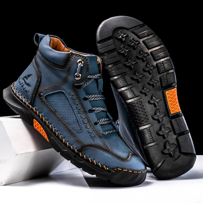 Stivali da Uomo in Pelle Premium Comfort alla Caviglia