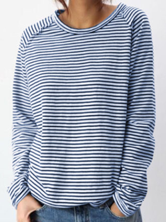 Maglia classica a maniche lunghe da donna