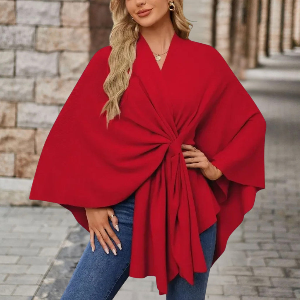 Poncho chic ed elegante per donna