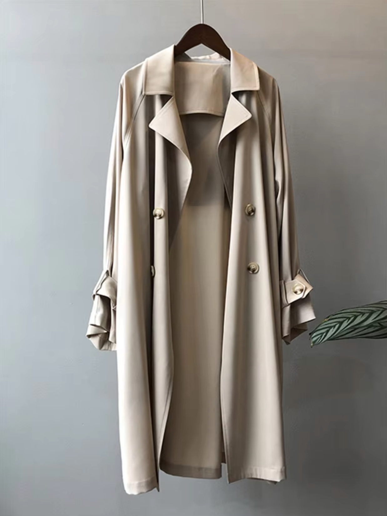 Trench lungo impermeabile da donna | Casuale