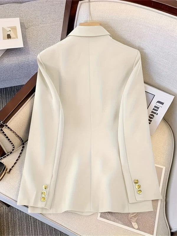 Blazer elegante e sottile da donna con bottoni dorati | Ideale per tutte le stagioni
