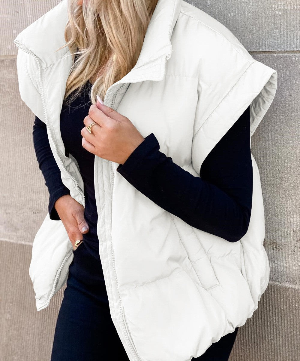 Gilet invernale alla moda per donna