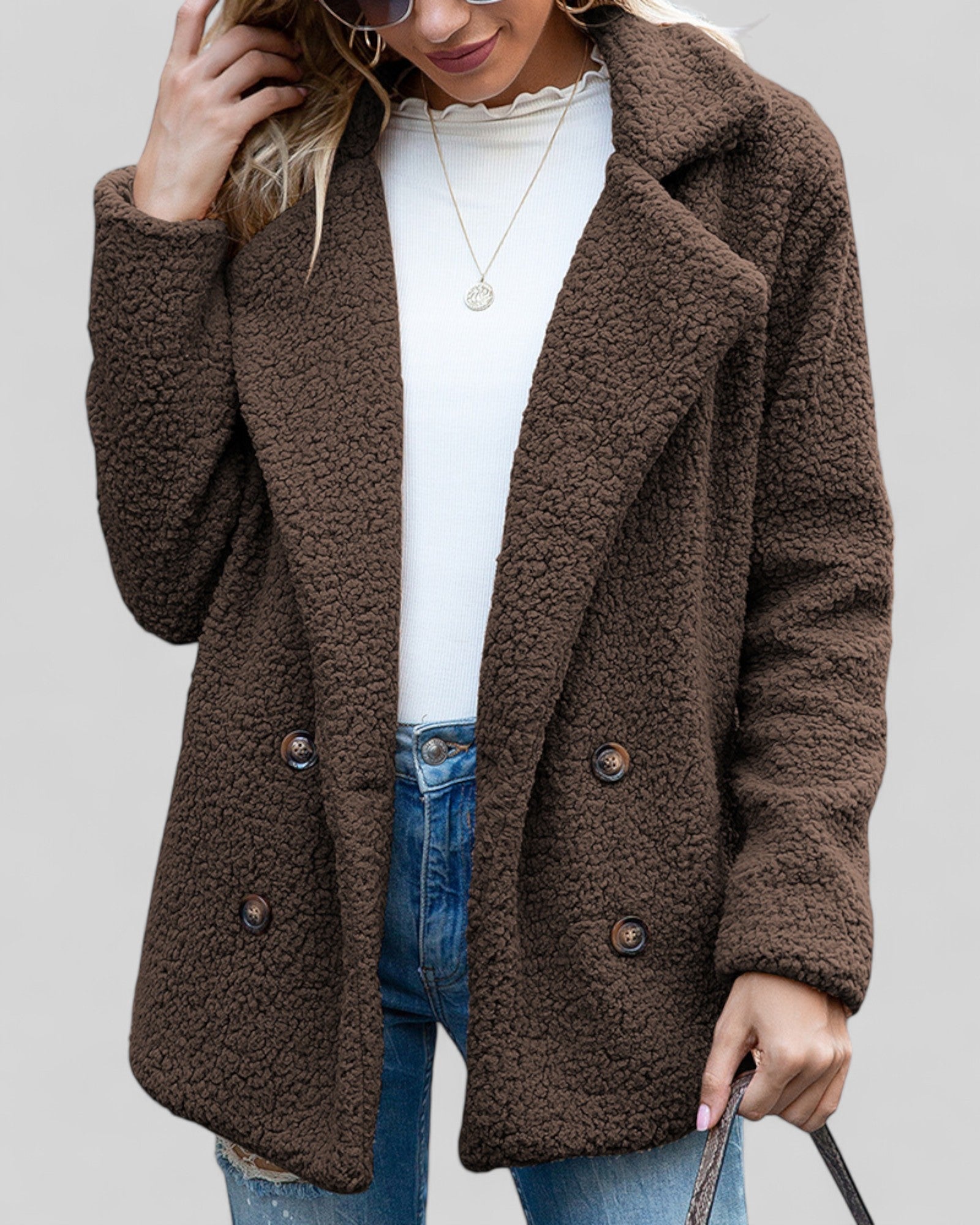 Cappotto morbido ed elegante da donna - Capispalla comodo