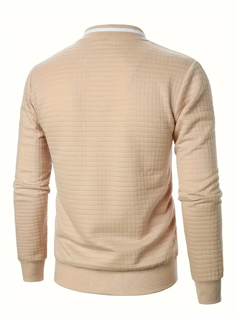 Giacca elegante da uomo a maniche lunghe con cerniera - Leggera e casual