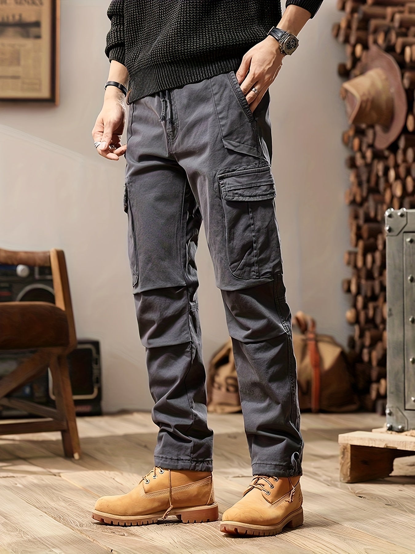 Pantaloni cargo tattici resistenti ed eleganti da uomo - Pantaloni comodi per l'outdoor