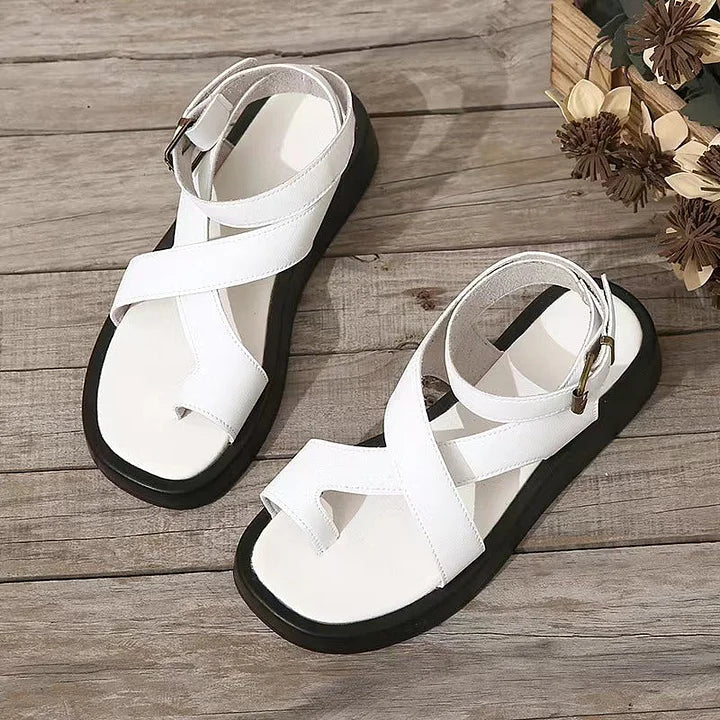 Sandali gladiatore da donna eleganti con suola spessa di alta qualità - Scarpe estive comode e resistenti