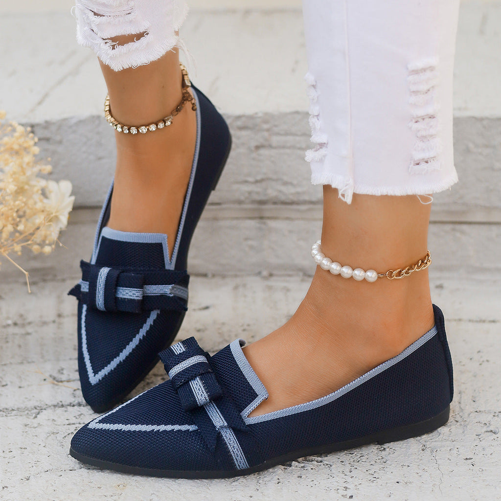 Ballerine con fiocco e tacco basso | Perfette per ogni stagione