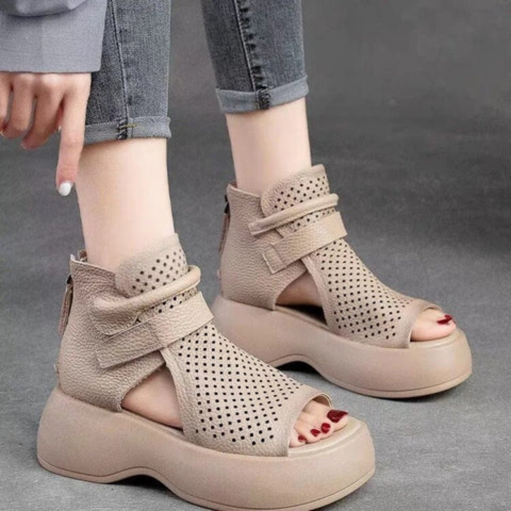 Sandali da donna alla moda eleganti comodi casual e alla moda con suola morbida e plateau – Estive, Leggere