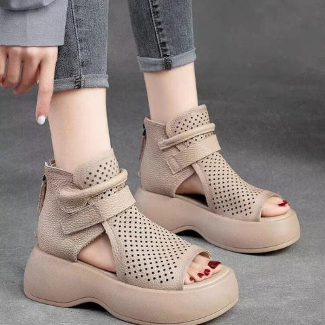 Sandali da donna alla moda eleganti comodi casual e alla moda con suola morbida e plateau – Estive, Leggere