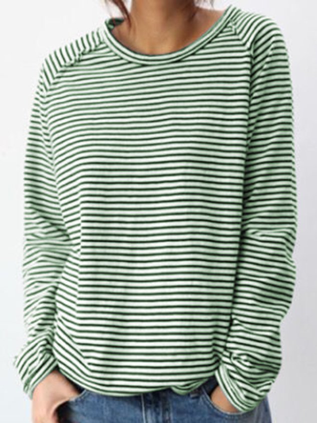 Maglia classica a maniche lunghe da donna