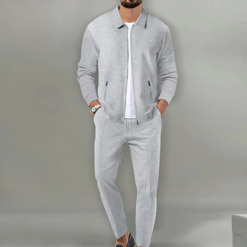 Abito da uomo a due pezzi casual sofisticato e di tendenza