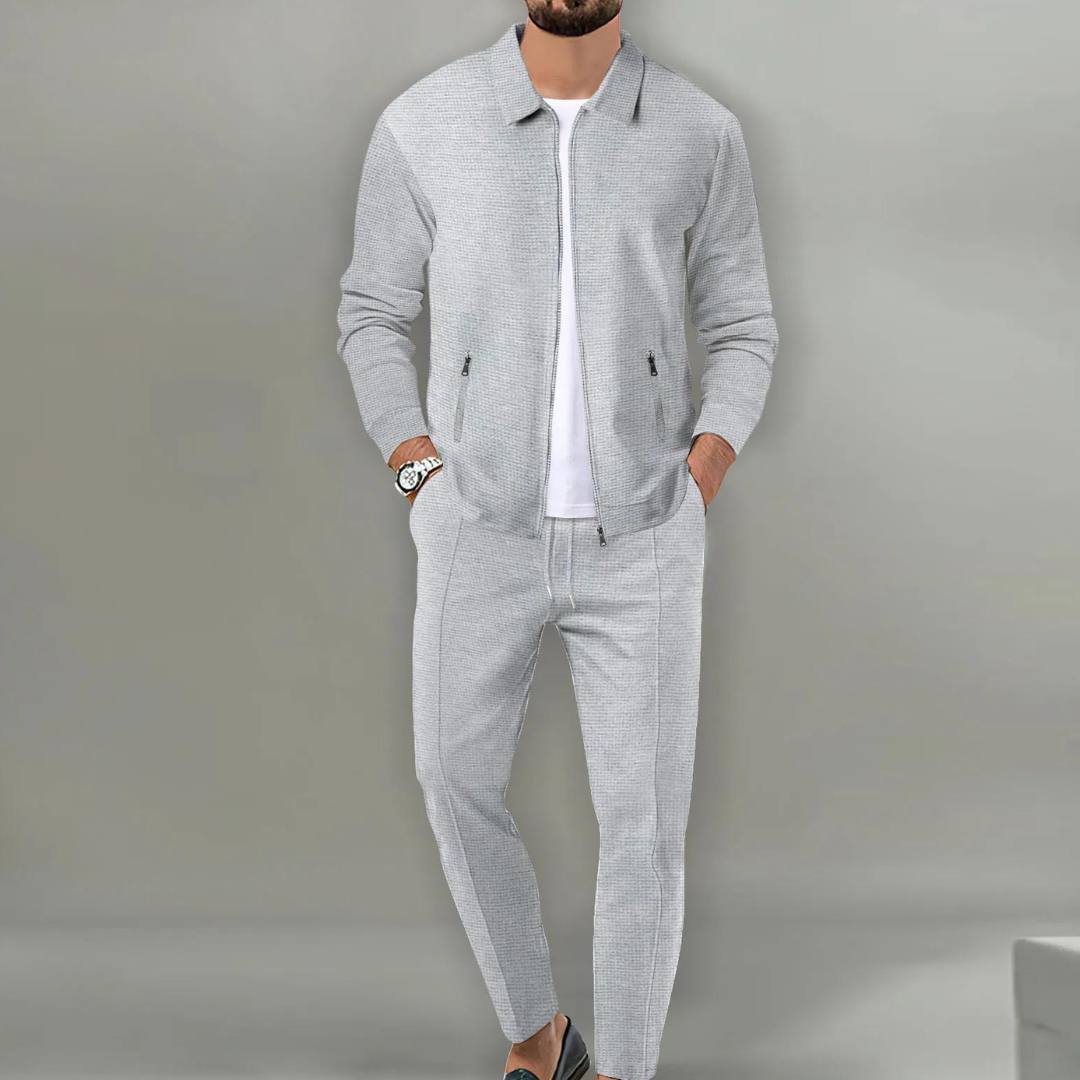 Abito da uomo a due pezzi casual sofisticato e di tendenza