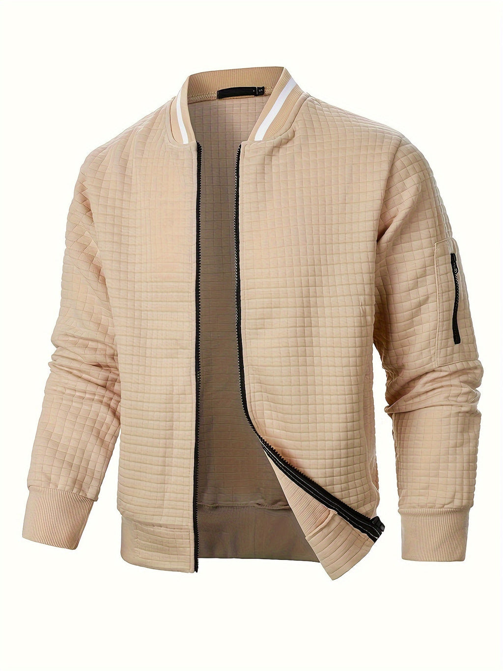 Giacca elegante da uomo a maniche lunghe con cerniera - Leggera e casual
