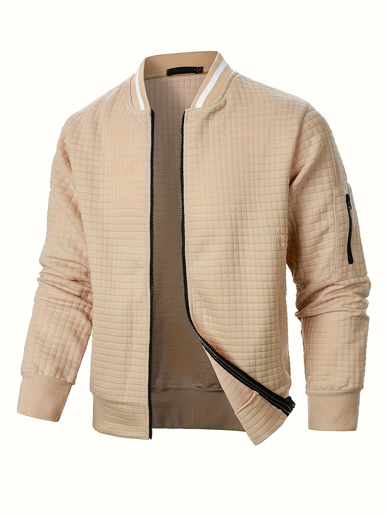 Giacca elegante da uomo a maniche lunghe con cerniera - Leggera e casual