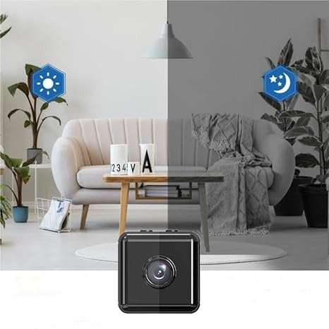 Mini telecamera di sicurezza wireless innovativa - Telecamera di sorveglianza intelligente compatta WiFi HD 1080P con visione notturna, rilevamento del movimento e monitoraggio remoto