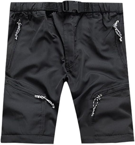 Pantaloni outdoor da uomo con zip-off in materiale ad asciugatura rapida