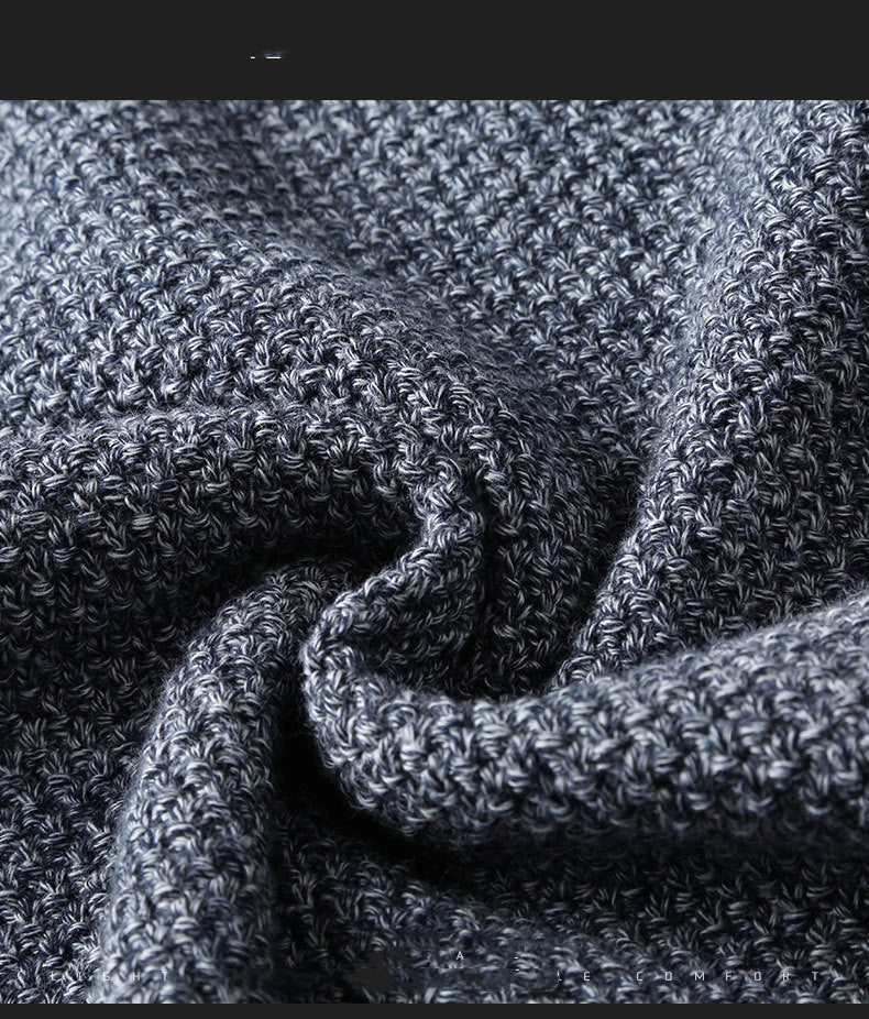 Maglione girocollo a righe da uomo - maglia comoda ed elegante