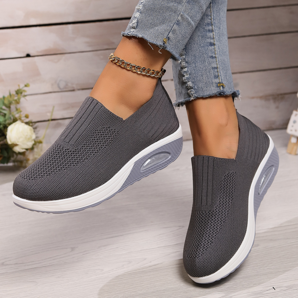 Donna comode e slip-on mesh traspirante ortopedico qualità per alleviare il dolore Sneakers - leggere e di supporto per le camminate quotidiane.