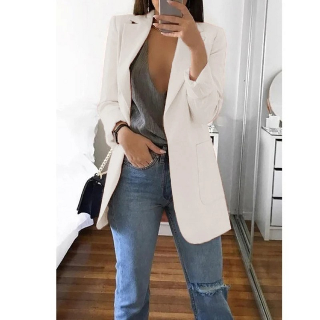 Blazer lungo donna Premium sofisticato e senza tempo