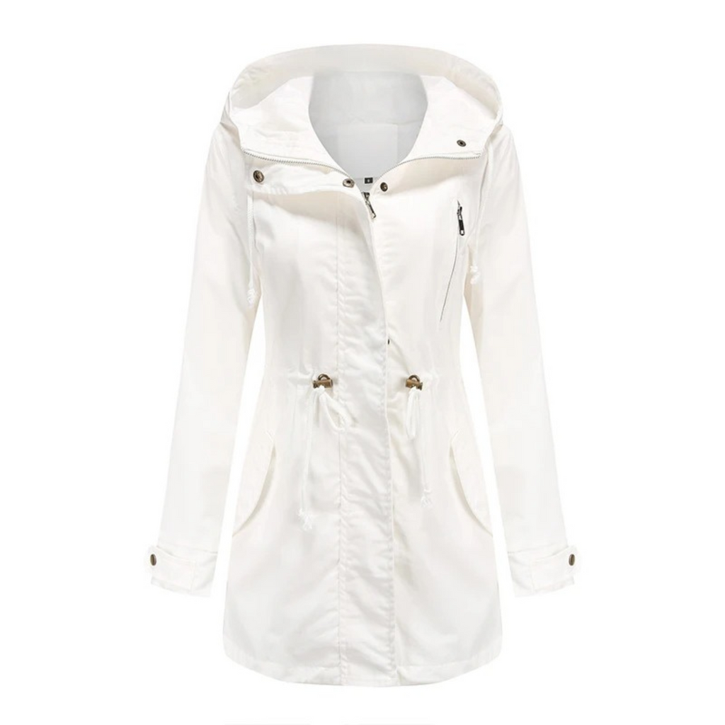 Giacca a vento leggera casual da donna - Comodo cappotto con cappuccio