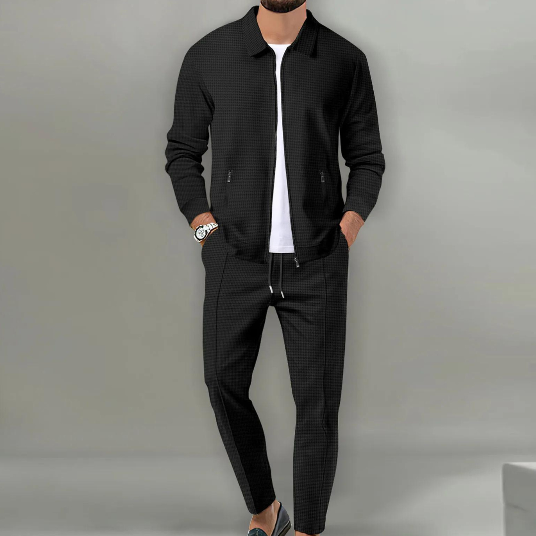 Abito da uomo a due pezzi casual sofisticato e di tendenza